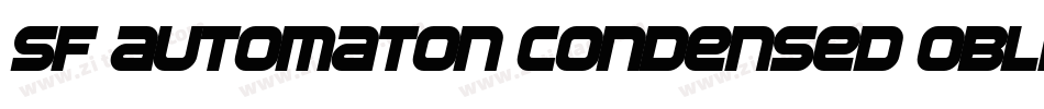 SF Automaton Condensed Oblique字体转换